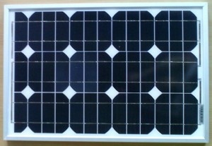Monokrystallinske solceller