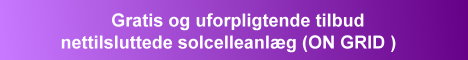 Nettilsluttede solcelleanlæg