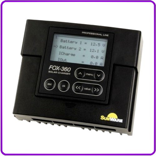 Laderegulator med display