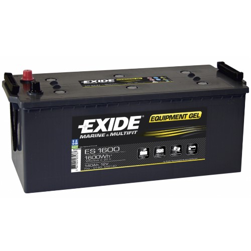Mange realistisk bekendtskab Exide ES1600 – GEL batteri, 140Ah/12V | Solcelle.dk