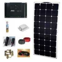 Solcelleanlæg til autocamper, campingvogn & båd- semiflex