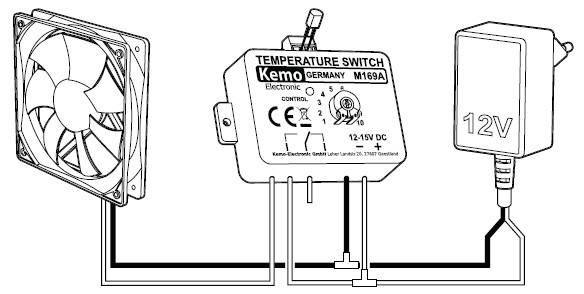 Termostat KEMO M169A