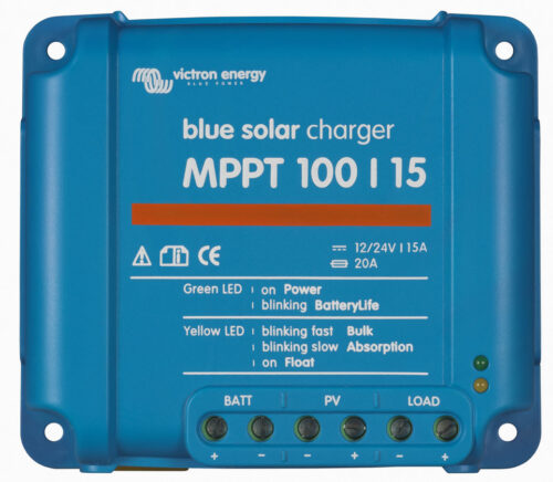Victron BlueSolar laderegulator MPPT 100/15 12/24 Volt ( maks 100V, 15A)