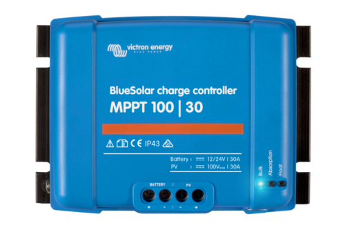 Victron BlueSolar laderegulator MPPT 100/30 12/24 Volt ( maks 100V, 30A)