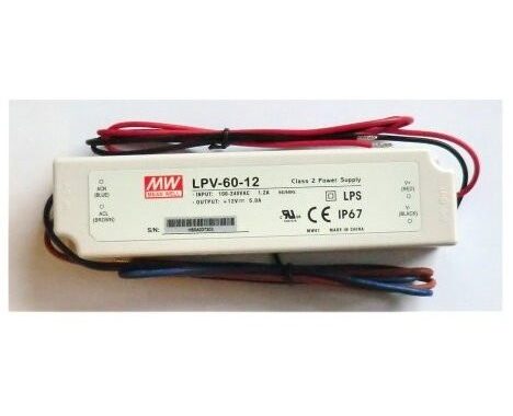 LED strømforsyning LPV-60-12V