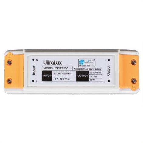 LED-strømforsyning 36W/ 12V DC