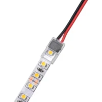 Connector med Samler til fleksible led bånd dioder smd 8mm