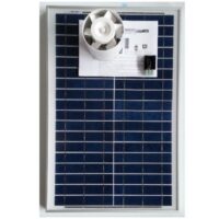 Ventilations kit med solcelle KCVR med rørventilator