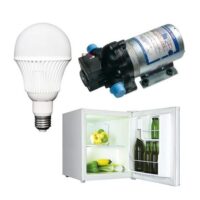Forbrug, LEDlys, køl, pumper, ventilation