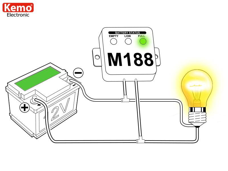 Batteri vagt 12 V - M188
