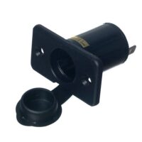 Cigarettænder strømstik HUN adapter sort 20A 12-24V