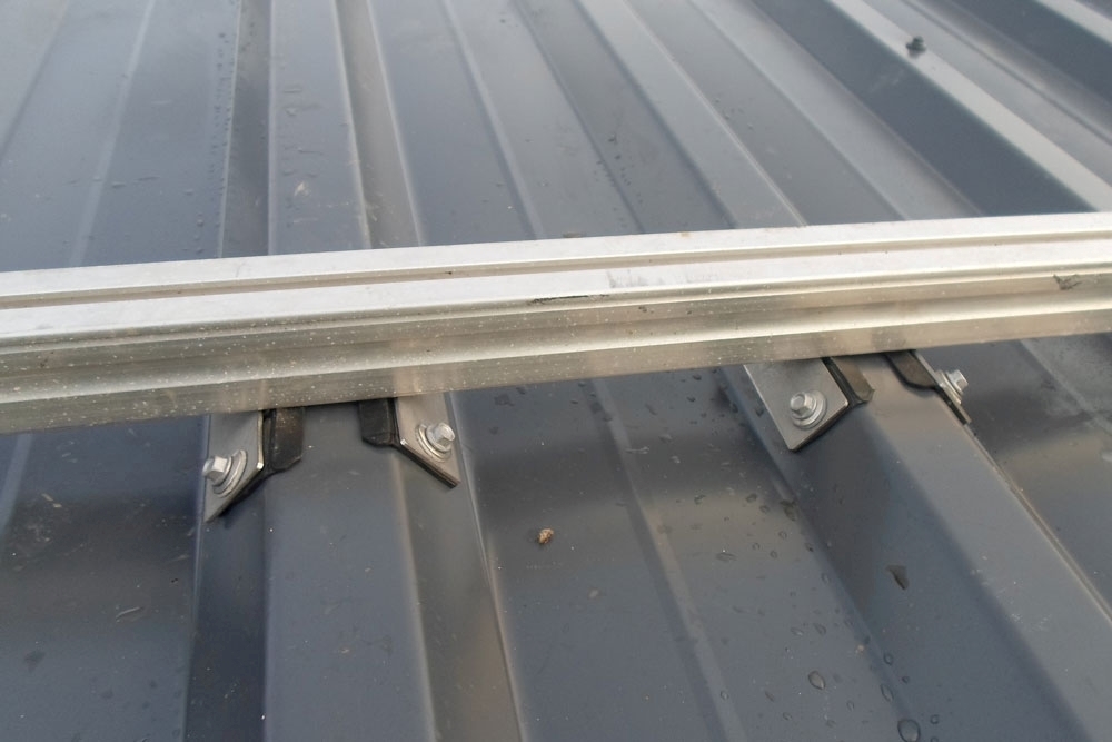 Monteringssystem trapezplader