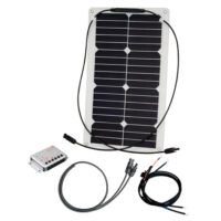 Solcelleanlæg, generator kit Flex Rise One 20W12V, uden batteri