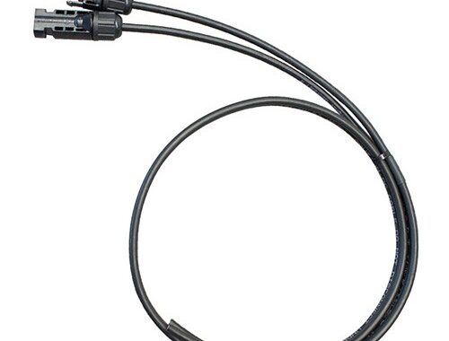 2 x solar kabel med formonteret MC4 stik par, 4mm²