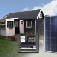Solcelleanlæg 270W24V med batteri og 1.000W inverter