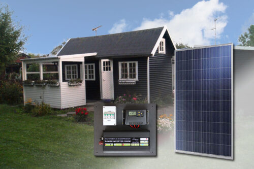 Solcelleanlæg 270W24V med batteri og 1.000W inverter