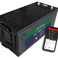 LiFePO4 batteri mAPP overvågning & BMS 12V, 200Ah