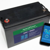 LiFePO4 batteri mAPP overvågning & BMS 24V, 50Ah