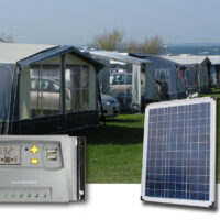 55Watt Solcelleanlæg til campingvogn (150-190Wh)