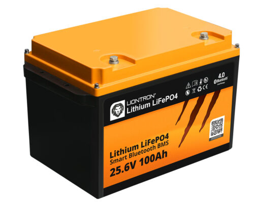 LIONTRON LiFePO4 25.6V 100Ah LX Smart BMS med Bluetooth