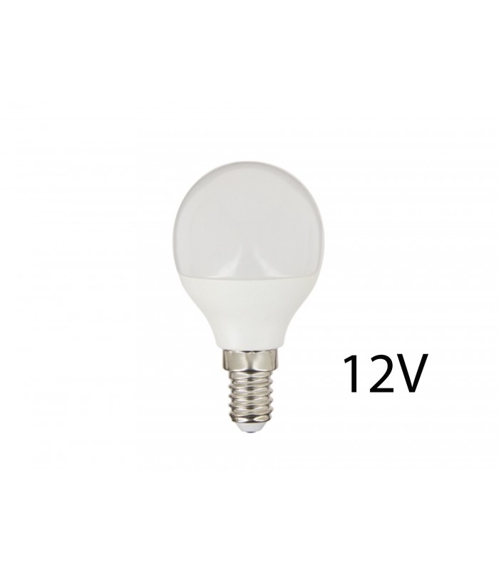 E14 LED pære 12V 4W, rundformet