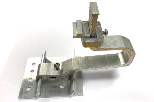 Beslag til tegltag, justerbar tagbøjle, aluminium