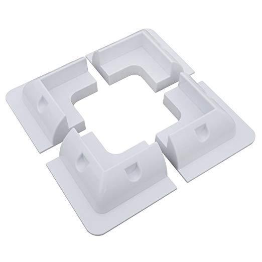 ABS Hjørneprofil - set af 4 stk. - HVID fra Solara