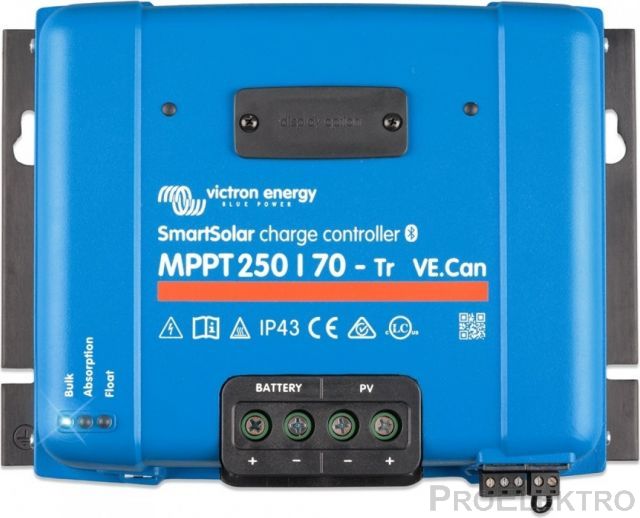 Victron SmartSolar laderegulator MPPT 25070 VE.Can (122448V-70A)