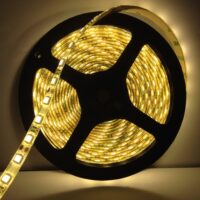 5m Fleksibel bånd, 30LEDm SMD, varmt lys, 3000K, 7,2Wm
