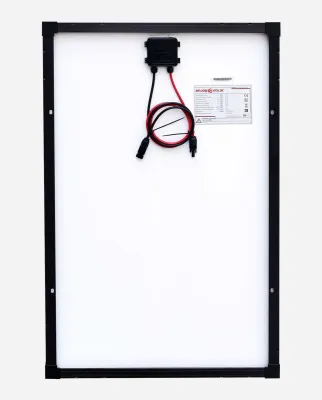 100Wp12V solcelle mono Enjoy solar Eco Line ES100M back