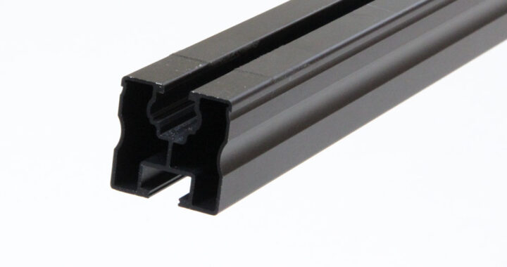 Aluminiumsprofil til solceller 4,15m. lang, sort