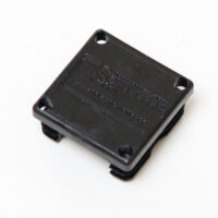 Endestyk til aluprofiler, plastik, SORT Schletter, SL Rack