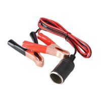 Adapter kabel med krokodillenæb til HUN cigarstik 12-24V