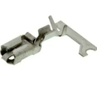 FLADSTIK kabelsko 10stk. HUN 6,3 uden isolering 1,5-2,5mm2