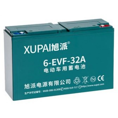 Xupai Power AGM batteri, 6-EVF-32A, 32Ah, 12V
