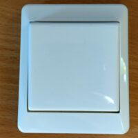 Netafbryder ON/OFF, Toggle Switch 250V/16A, hvid