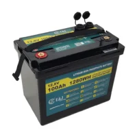 100Ah 12V EJ LITHIUM batteri EJ12100HBTK varme og Bluetooth